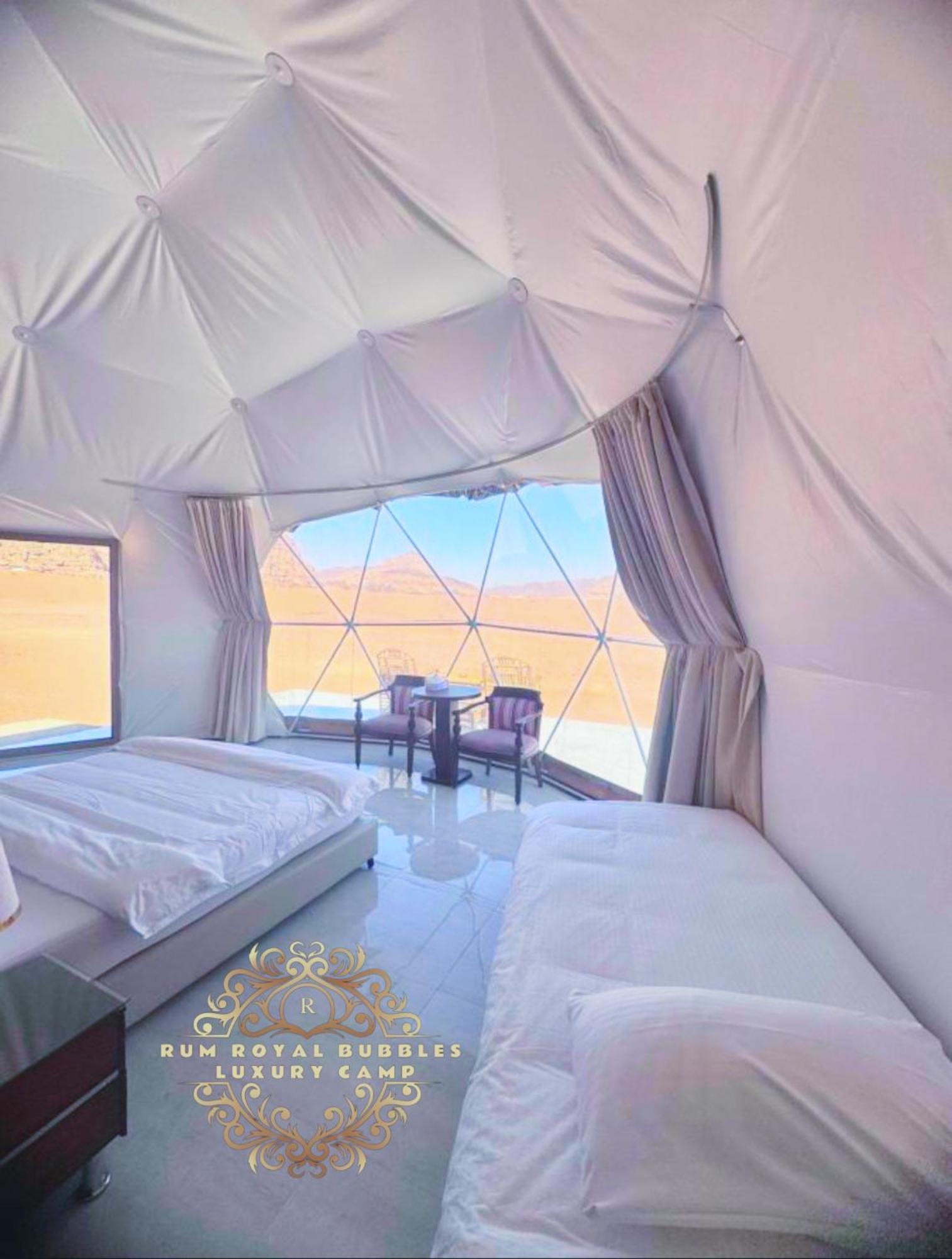 Апартаменты Rum Royal Bubbles Luxury Camp Вади-Рам Экстерьер фото