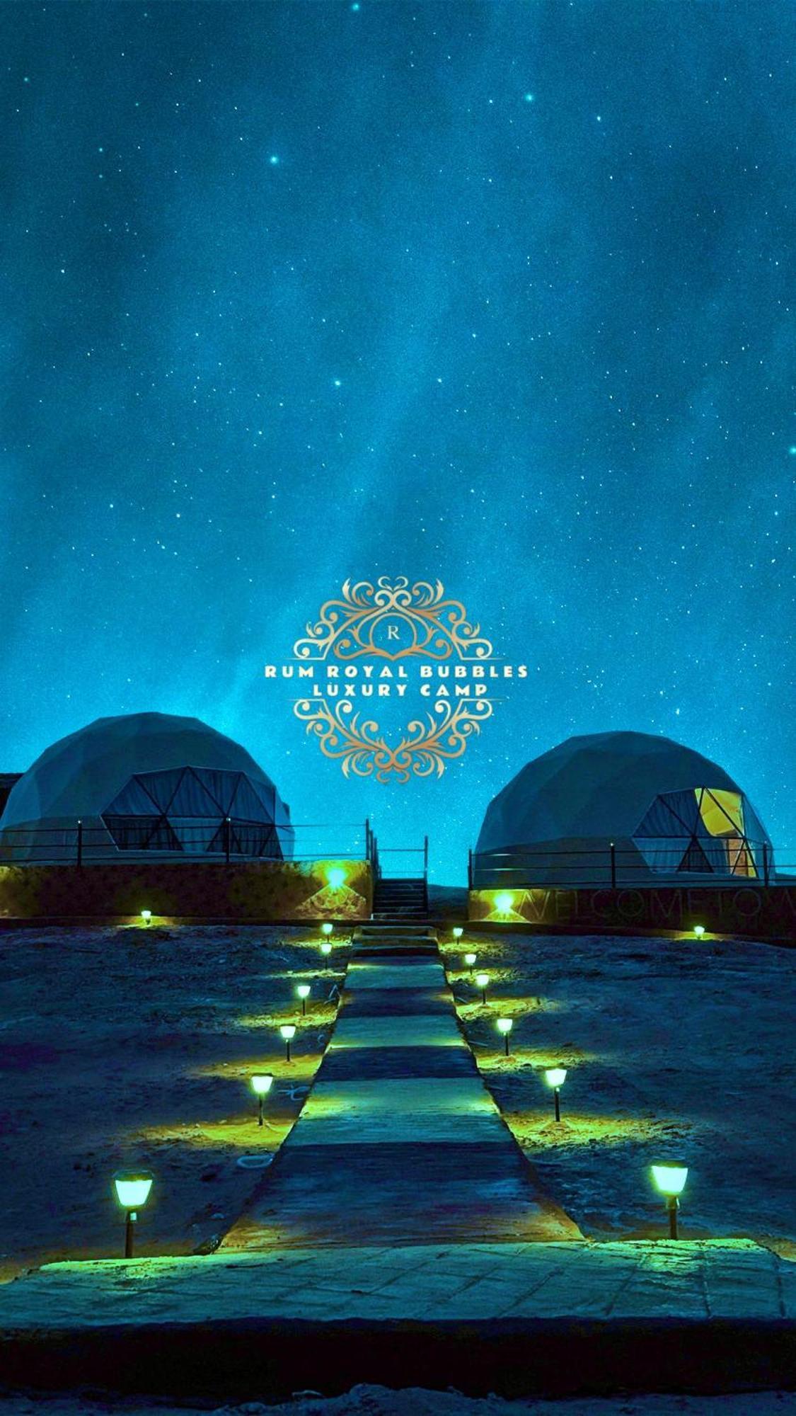 Апартаменты Rum Royal Bubbles Luxury Camp Вади-Рам Экстерьер фото