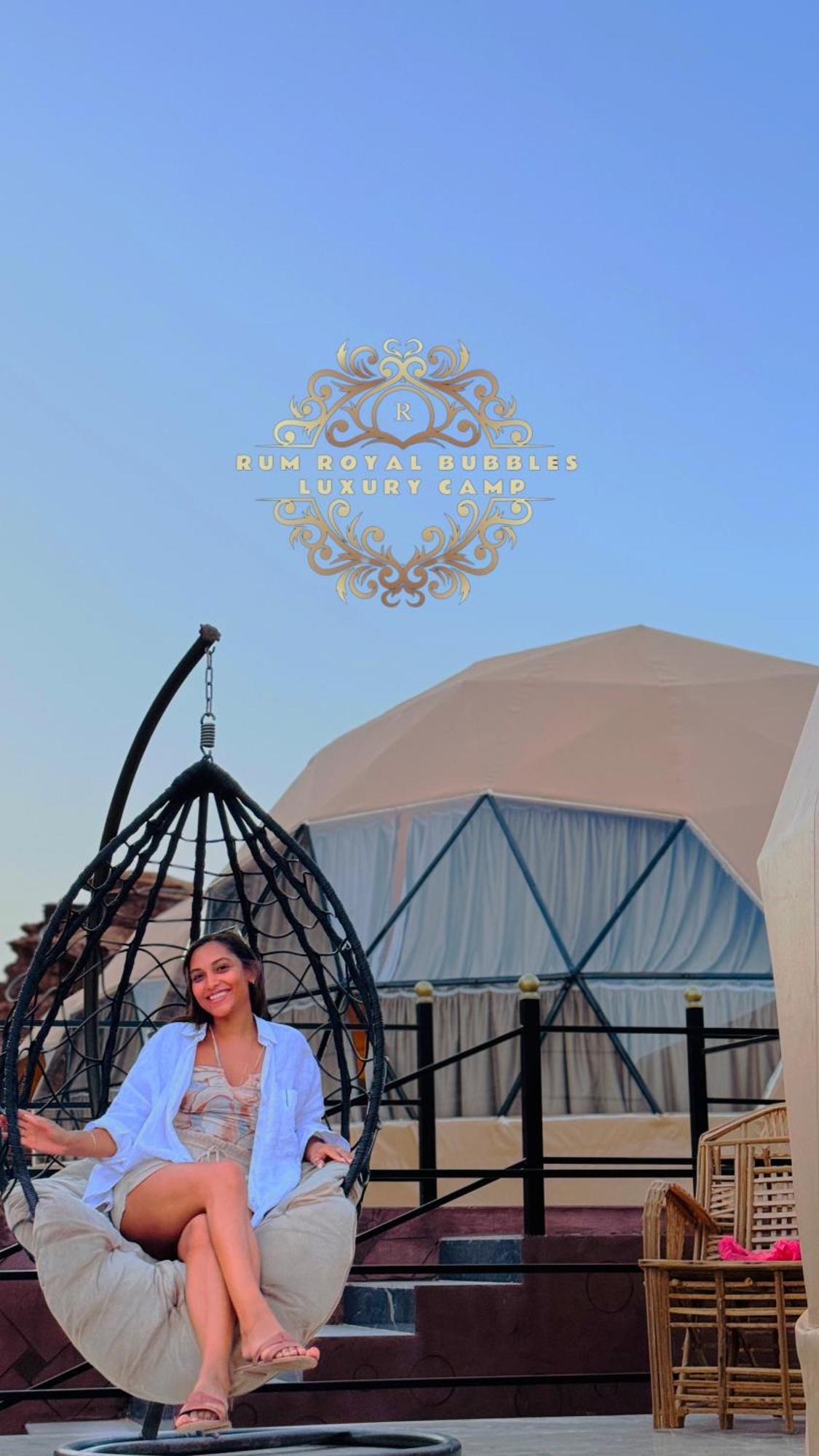Апартаменты Rum Royal Bubbles Luxury Camp Вади-Рам Экстерьер фото